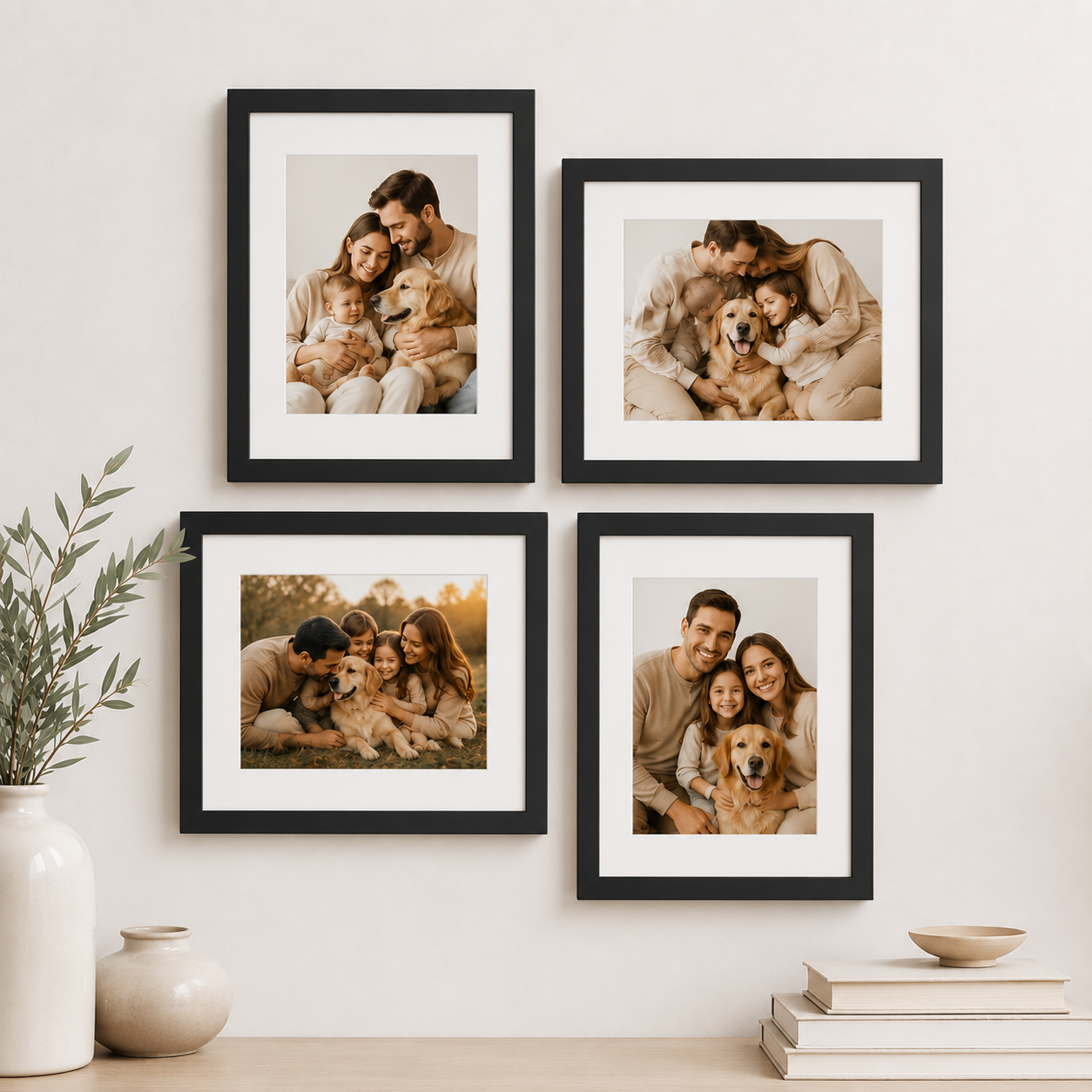 Cuadros Decorativos Modernos  | 4 Piezas A3