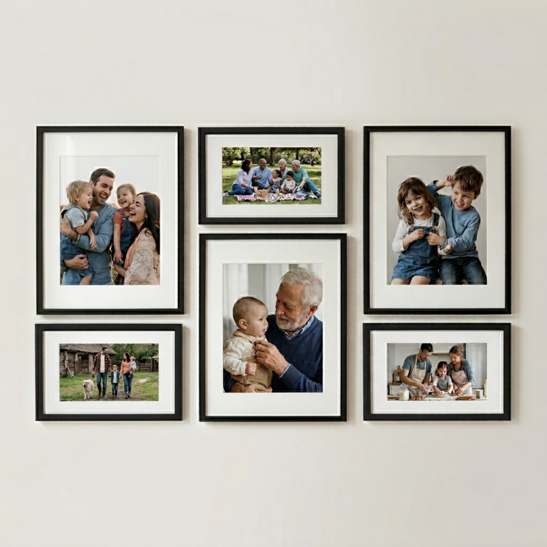Galería familiar de cuadros decorativos personalizados